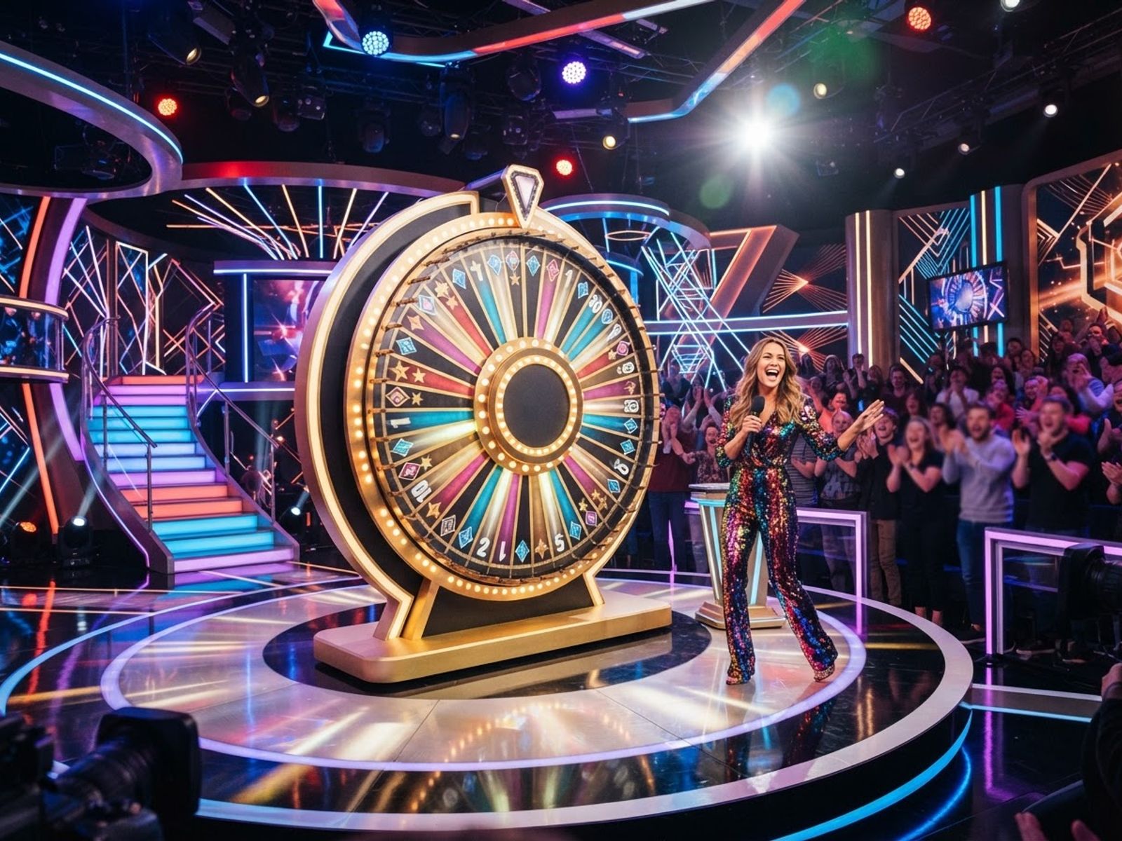 Plateau de jeu live show casino